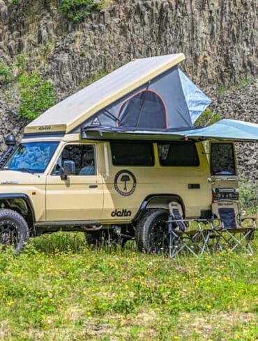 Der Toyota Land Cruiser als Camper mit Klappdach