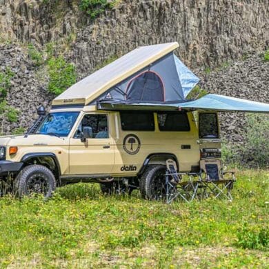 Der Toyota Land Cruiser als Camper mit Klappdach