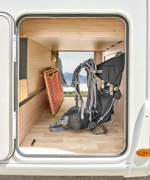 Heckgarage des Pilote P720FC