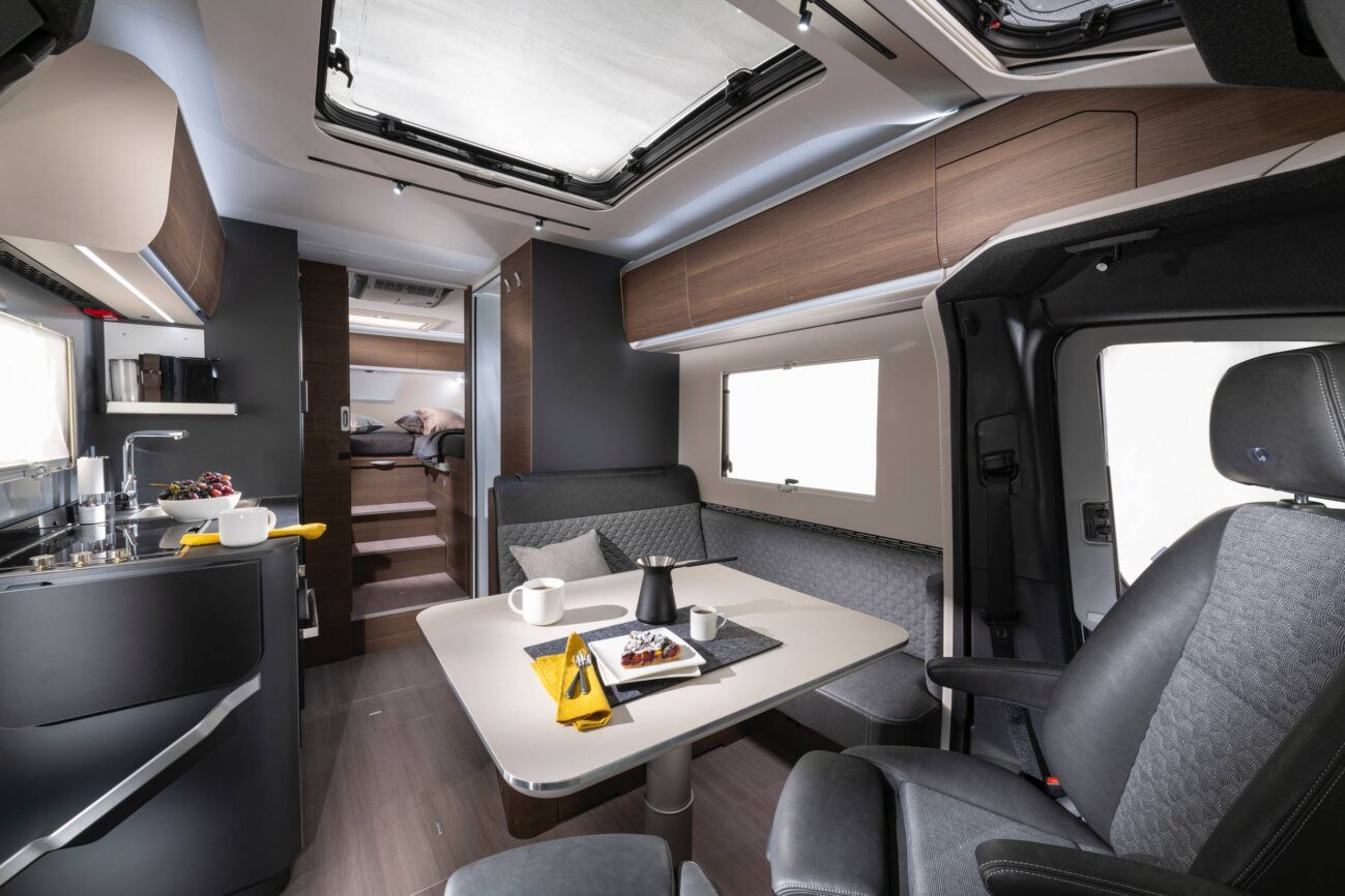 Heckaufbau des Campervans