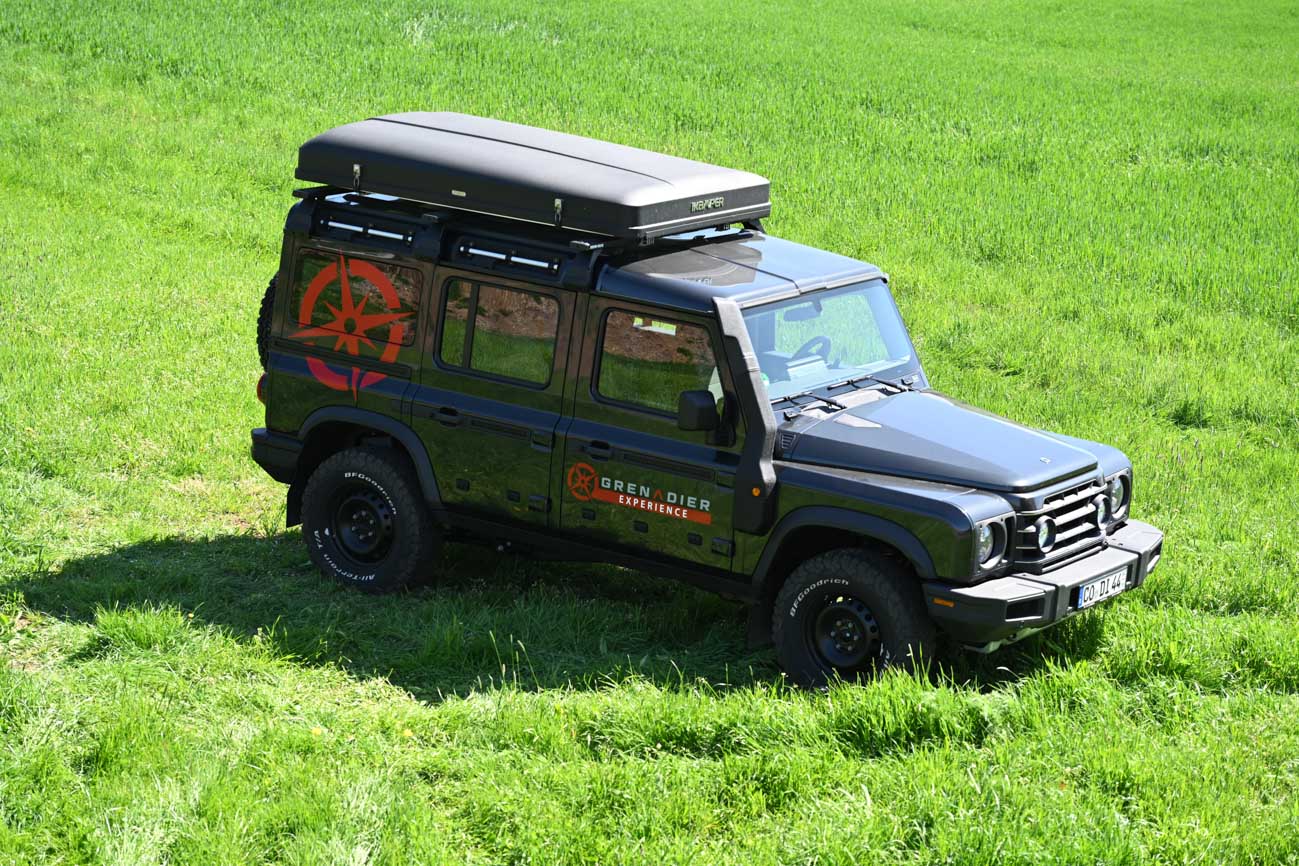 Ineos Grenadier als 4x4-Camper einfach mieten