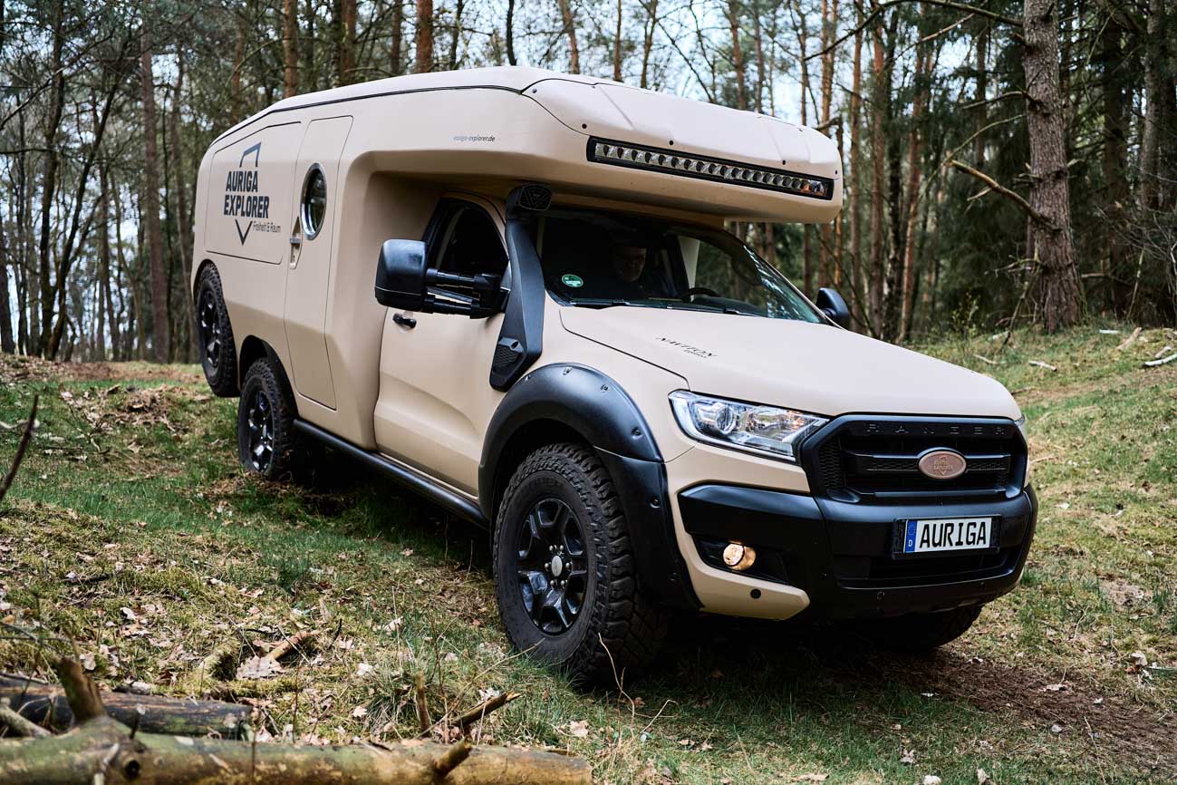 Auriga Camper im Gelände