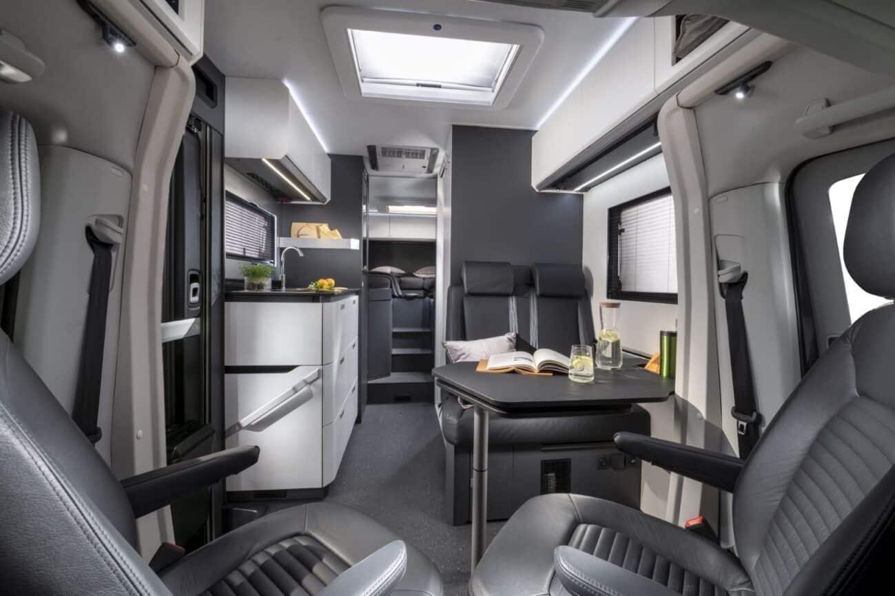Innenraumdesign im Adria Compact Max