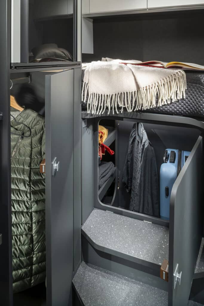 Verstaumöglichkeiten des Adria Compact Max