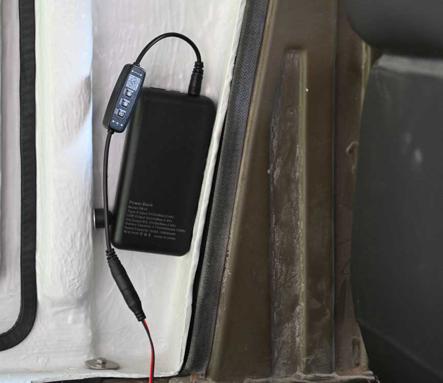 Akku-Powerbank im Camper