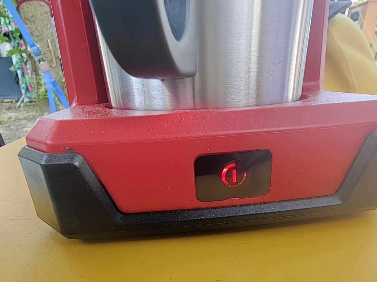 Anschalten Kaffeemaschine