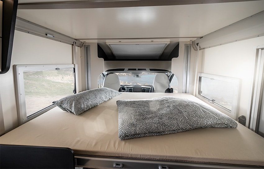 Hubbett im Camper