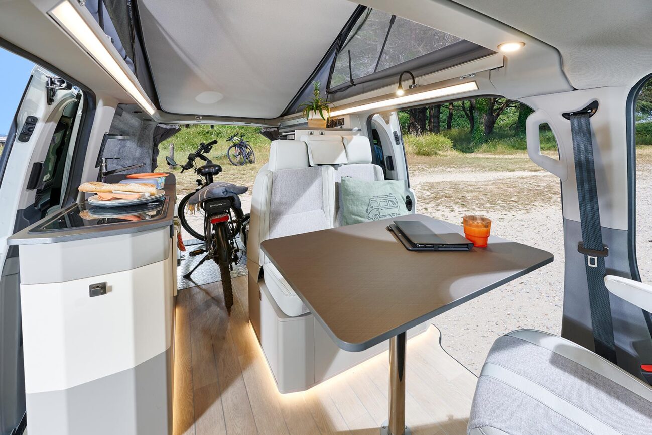Sitzgelegenheit im Westfalia Kipling