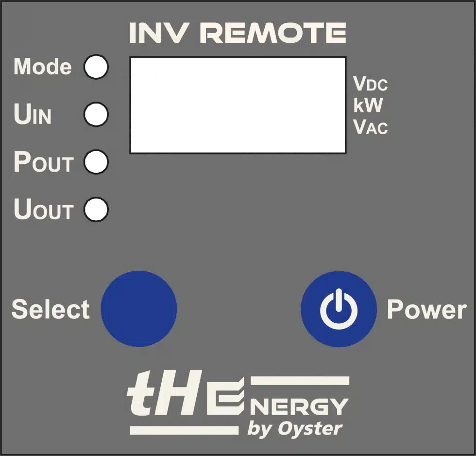 Fernbedienung für Wechselrichter