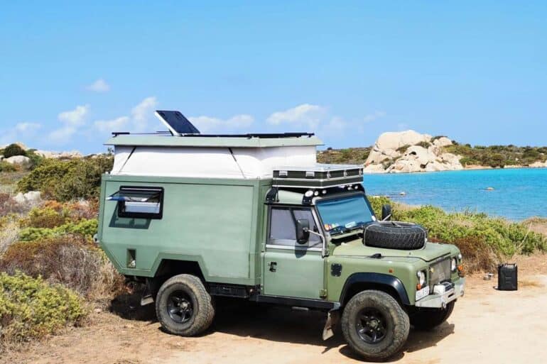 Eigenbau-Wohnkabine für den Land Rover Defender