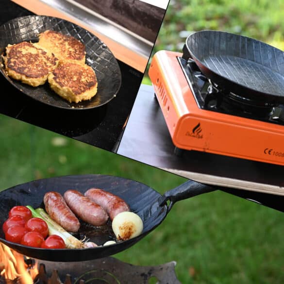 Die perfekte Pfanne für Camping, Lagerfeuer und zu Hause