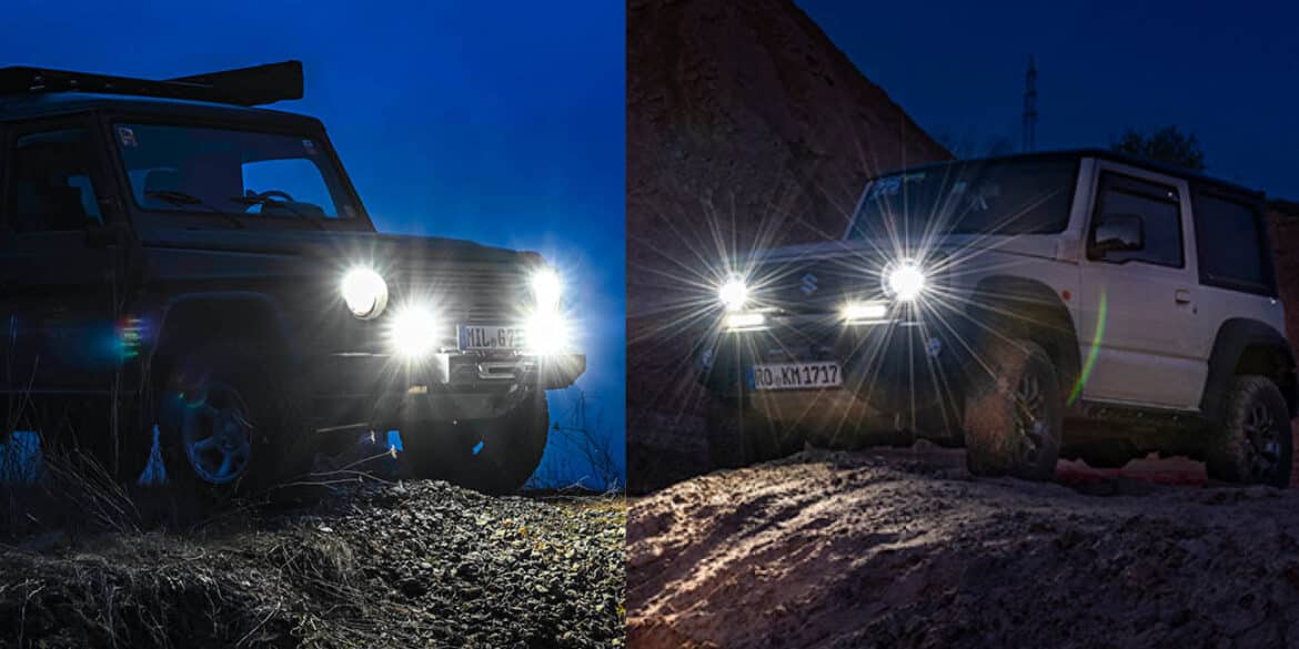 Zusatz-Fernscheinwerfer am 4x4-Camper nachrüsten