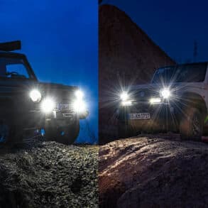 Zusatz-Fernscheinwerfer am 4x4-Camper nachrüsten