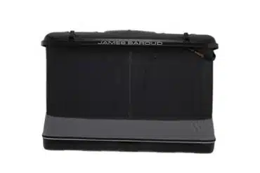 James Baroud Grand Raid M Dachzelt in schwarzer Ausführung geöffnet freigestellt