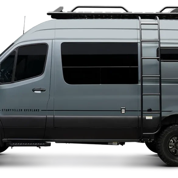 2026 Dark MODE OG Kastenwagen auf Mercedes-Benz Sprinter Basis mit Offroad-Ausstattung und Hochdach.