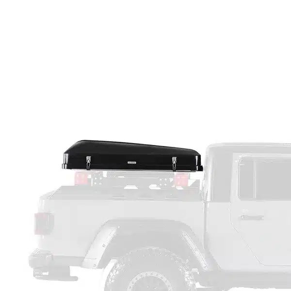 Skycamp 3.0 Mini Dachzelt geschlossen auf einem Pickup-Fahrzeug