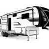 KZ Durango Fifth Wheel Luxus-Wohnanhänger mit markantem Außendesign