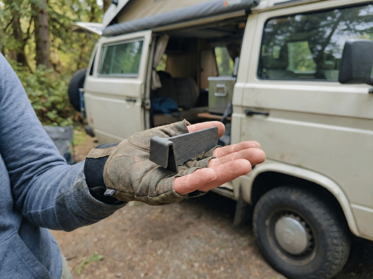 3D-Druck im Vanlife gedrucktes Teil
