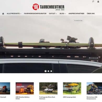In diesem Jahrfeiert das Unternehmen aus Kulmbach sein 60jähriges Bestehen. Passend dazu präsentiert der Offroad- und Camping-Spezialist seinen neuen Online-Shop.
