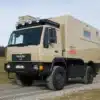 Exploryx Nyala MAN Expeditionsmobil Lkw auf MAN L2000 Chassis mit Offroad-Wohnaufbau