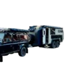 Black Rhino 2A Max Pro Caravan an einem Geländewagen für Offroad-Reisen abseits befestigter Straßen