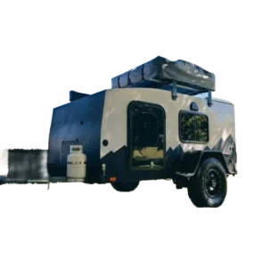 Black Rhino MINI 2C Offroad‑Caravan mit Dachzelt und Geländebereifung