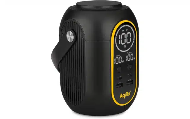 Aqiila Powerbird S140 Powerstation, mobile Stromversorgung mit LCD-Display und mehreren USB-Anschlüssen