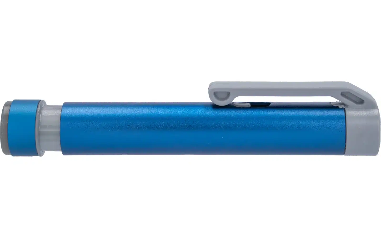 Blauer Berger Gascontrol LX10 Füllstandsmesser für Gasflaschen, liegend seitlich fotografiert