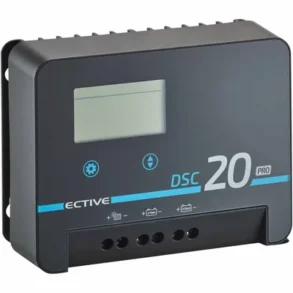 Ective DSC PRO 20A MPPT Solar-Laderegler mit LCD-Anzeige, geeignet für Wohnmobil, Van und Expeditionsmobil.