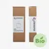 Clesana Bio Hochbarriere-Folienliner Verpackung für die C1 Verschweißtoilette, zwei Kartons und Bio-Siegel