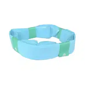 Vakuumierter LooSeal® kompostierbarer Liner-Film in hellblauem Ring, geeignet für Campingtoiletten