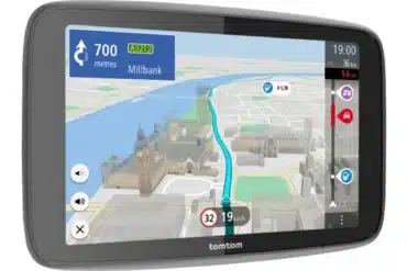 TomTom GO Camper Max PP Navigationsgerät Berger-Edition mit 7-Zoll-Touchdisplay und Navigationsansicht