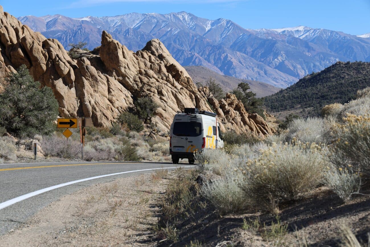 Bild eines Campervans in den USA