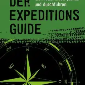 Buchcover Der Expeditions-Guide mit Kompassmotiv und grüner Gestaltung