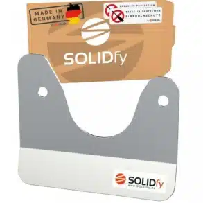 SOLIDfy Prick Stop Einbruchschutz aus Metall vor Verpackung, geeignet für Fiat Ducato, Citroën Jumper und Peugeot Boxer