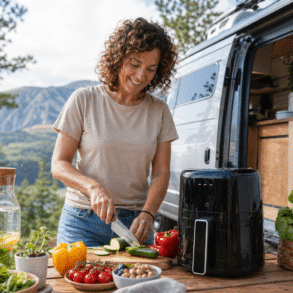 Camping und Kochen