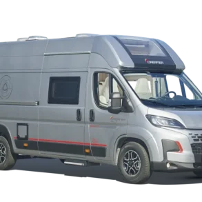 Außenansicht des Dreamer Camper Van XL Saphir auf Basis des Fiat Ducato.