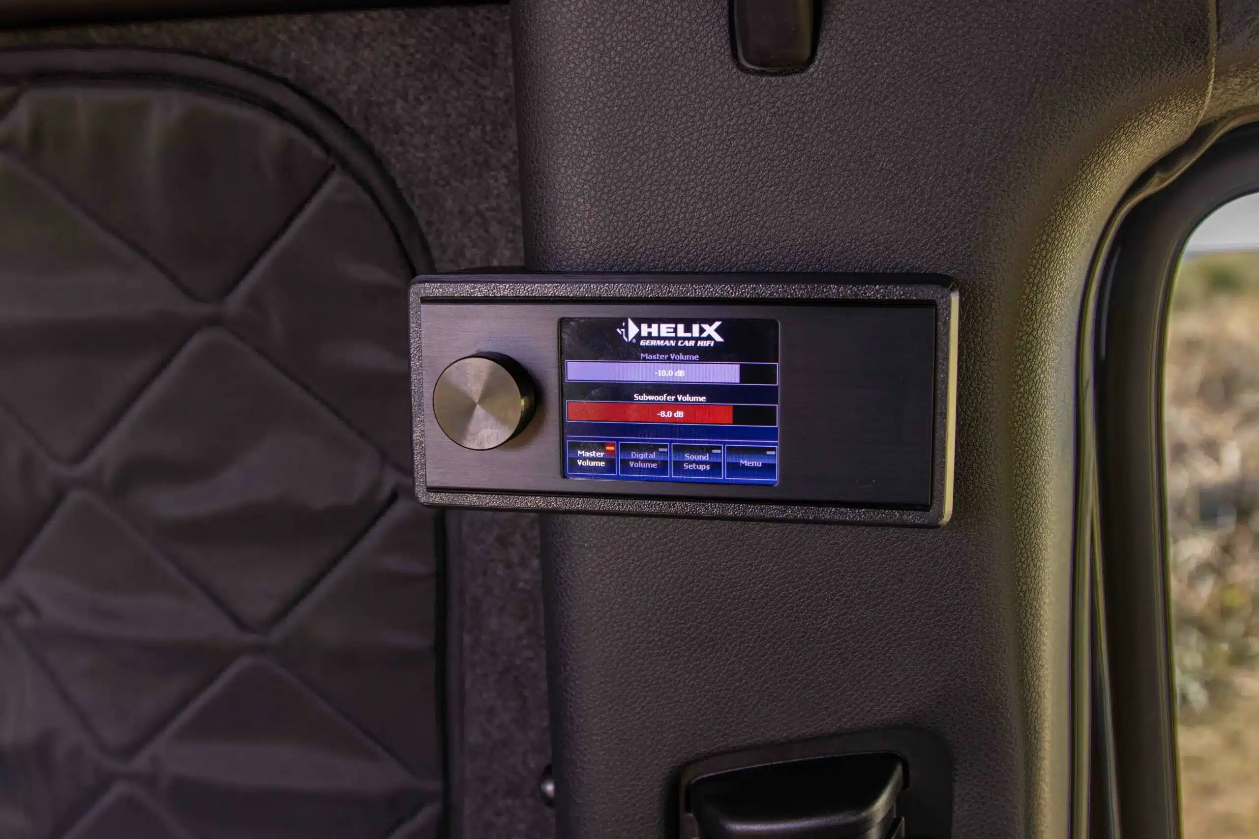 Helix Steuergerät für das Soundsystem im Offroad-Camper SONIC MONSTER
