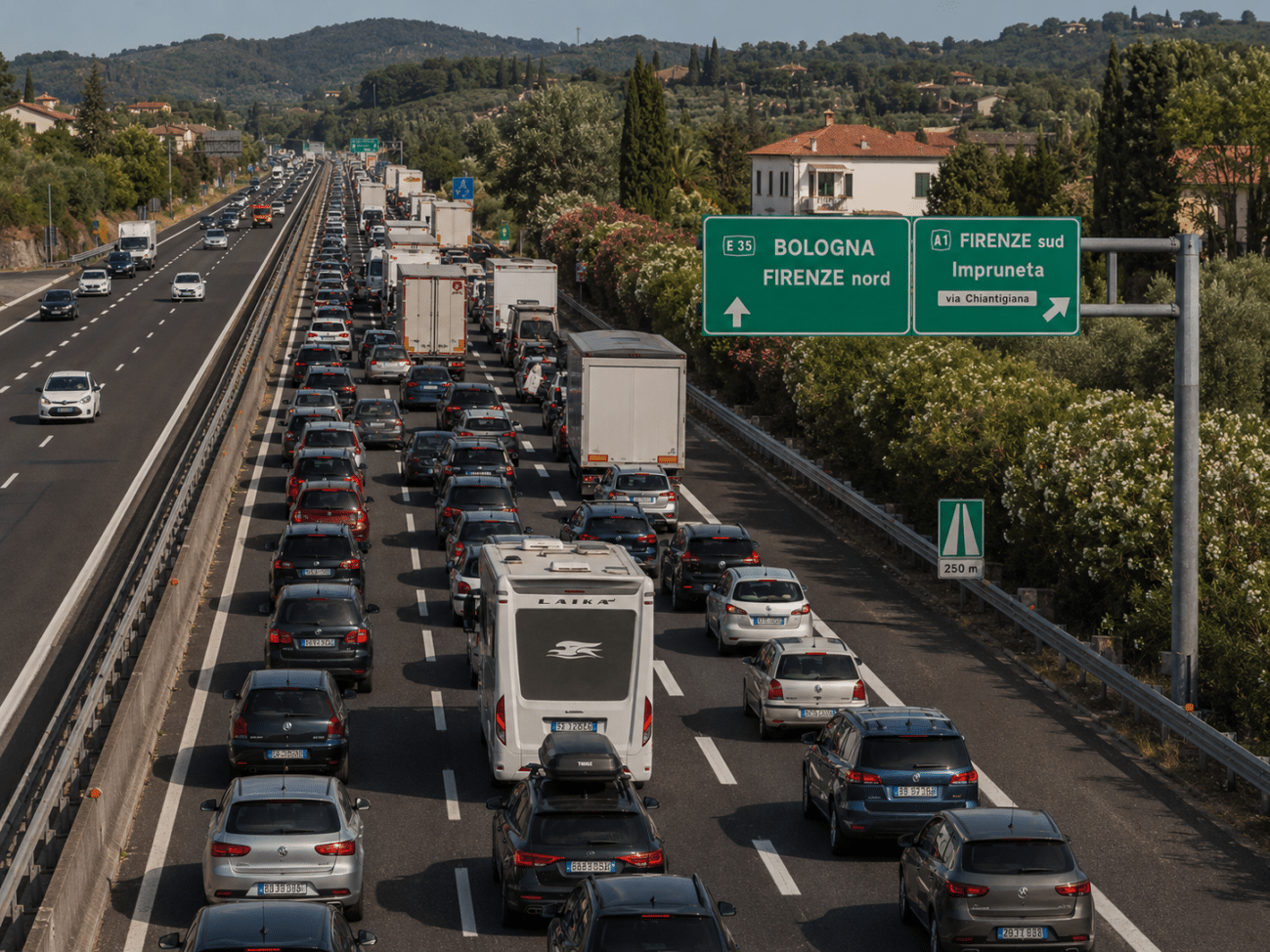 Maut Italien Stau