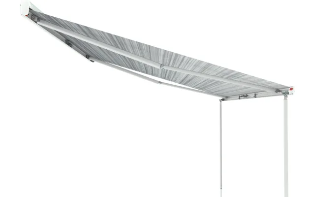 Fiamma F45s Wandmarkise Royal Grey, ausgefahren, Produktansicht