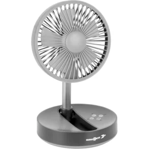 Brunner HurriFAN RG mobiler Teleskop-Ventilator mit Akku und LED, aufrechtstehend, Produktansicht