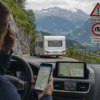Naviprobleme im Gespann beim Campen