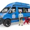 MB Sprinter Camper Spielzeug-Wohnmobil von BRUDER mit Figur und Campingmöbeln