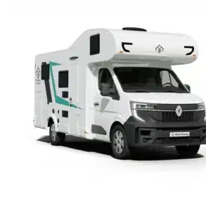 Ahorn Camp A 690 MOVE Alkoven-Reisemobil von außen vorne rechts fotografiert.