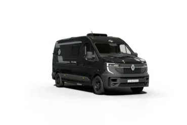 Schwarzer Ahorn Camp CV 630 ECLIPSE Campervan in dreiviertel Frontansicht