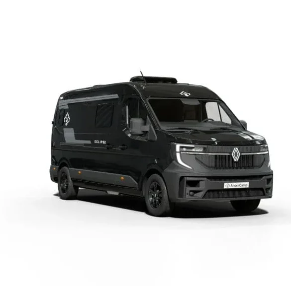 Schwarzer Ahorn Camp CV 630 ECLIPSE Campervan in dreiviertel Frontansicht