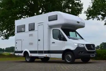 Robel K 630 HLB Wohnmobil auf Mercedes Sprinter 4×2 von vorne rechts