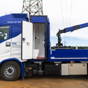 Clesana X1 auf der Baustelle