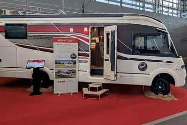 Kabe Imperial Traq i830 4x4 auf Messestand