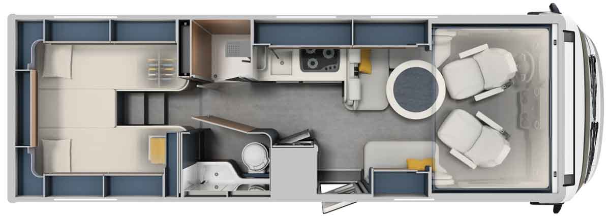 Grundriss Laika Kreos H 5109 MB